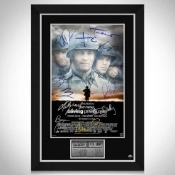 RARE-T Limited Edition Frames Saving Private Ryan Mini Poster Limited Signature Edition Custom Frame