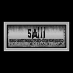 RARE-T Saw - Jigsaw Photo Limited Signature Edition Studio Licensed Custom Frame