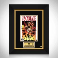 RARE-T Scarface #1 Limited Signature Edition Comic Book Cover Art Custom Frame Limited Edition Frames