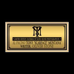 RARE-T Scarface Tony Montana With Cigar Movie Photo & VHS Limited Signature Edition Studio Licensed Custom Frame Limited Edition Frames