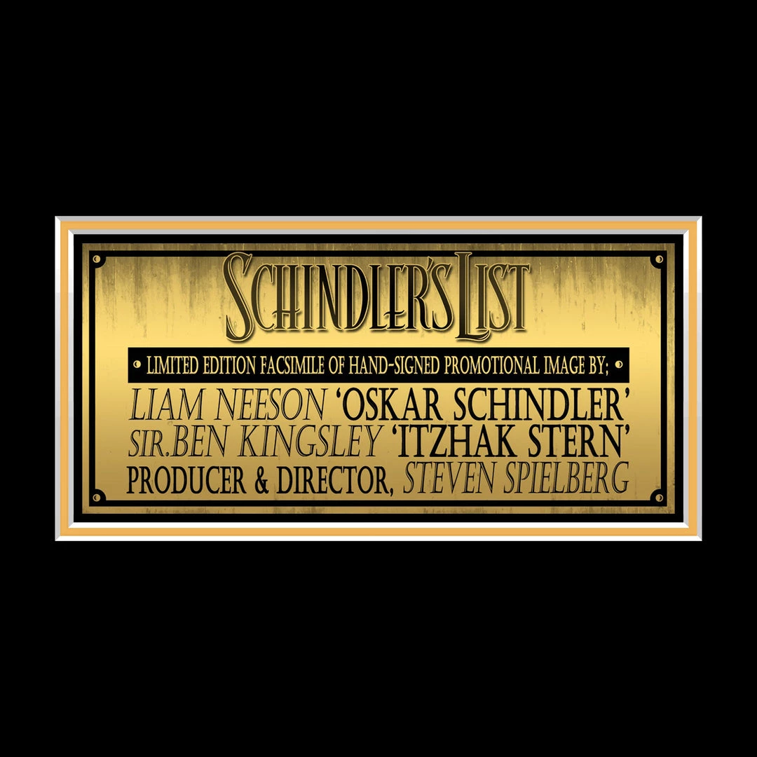 RARE-T Limited Edition Frames Schindler's List Photo & VHS Limited Signature Edition Studio Licensed Custom Frame 7 RARE-T Limited Edition Frames Schindler's List Photo & VHS Limited Signature Edition Studio Licensed Custom Frame