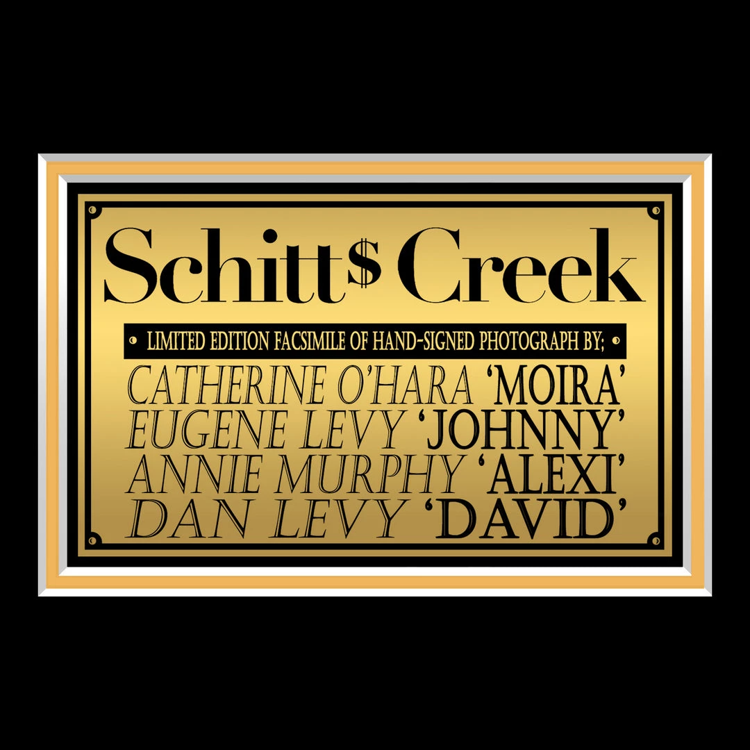 RARE-T Limited Edition Frames Schitt's Creek Cast Photo Limited Signature Edition Studio Licensed Custom Frame 5 RARE-T Limited Edition Frames Schitt's Creek Cast Photo Limited Signature Edition Studio Licensed Custom Frame