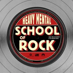 RARE-T School Of Rock - Soundtrack Platinum LP Limited Signature Edition Studio Licensed Custom Frame Limited Edition Frames