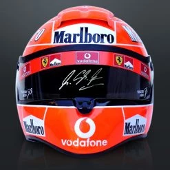 APW Michael Schumacher- Hand-Signed 2004 Ferrari F1 Full Size Helmet Custom Museum Display