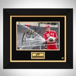 RARE-T Ready To Ship! - Michael Schumacher Champagne Photo Formula 1 Limited Signature Edition Studio Licensed Custom Frame