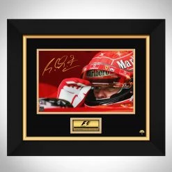 RARE-T Michael Schumacher Photo Formula 1 Limited Signature Edition Studio Licensed Custom Frame