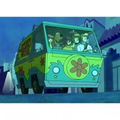 Toy Wonders Ready To Ship! 48 Hour Shipping! Mystery Machine With Shaggy & Scooby-Doo Die-Cast Limited Edition Custom Display
