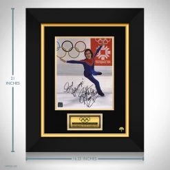 RARE-T Scott Hamilton Photo Limited Signature Edition Studio Licensed Custom Frame