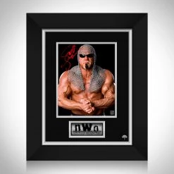 RARE-T WWE Big Poppa Scott Steiner Photo Limited Signature Edition Studio Licensed Custom Frame