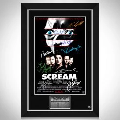 RARE-T Limited Edition Frames Scream Mini Poster Limited Signature Edition Studio Licensed Custom Frame