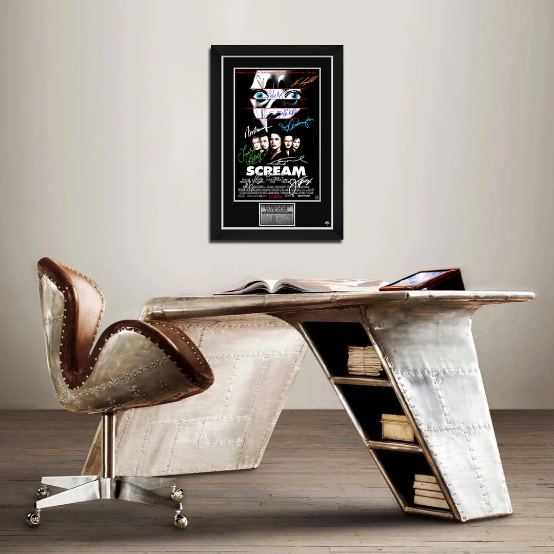 RARE-T Limited Edition Frames Scream Mini Poster Limited Signature Edition Studio Licensed Custom Frame 2 RARE-T Limited Edition Frames Scream Mini Poster Limited Signature Edition Studio Licensed Custom Frame