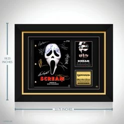 RARE-T Scream Movie Script Limited Signature Edition Studio Licensed Custom Frame