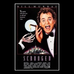 RARE-T Scrooged Script Limited Signature Edition Studio Licensed Custom Frame