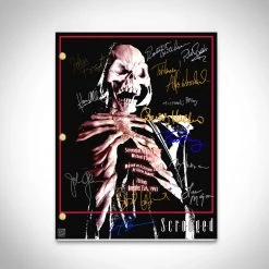 RARE-T Scrooged Script Limited Signature Edition Studio Licensed Custom Frame