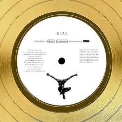 RARE-T Seal (1994) - II Gold LP Limited Signature Edition Studio Licensed Custom Frame