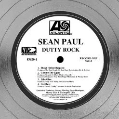 Rare-T Sean Paul - Dutty Rock Platinum LP Limited Signature Edition Studio Licensed Custom Frame