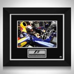 RARE-T Sebastian Vettel Photo Limited Signature Edition Studio Licensed Custom Frame