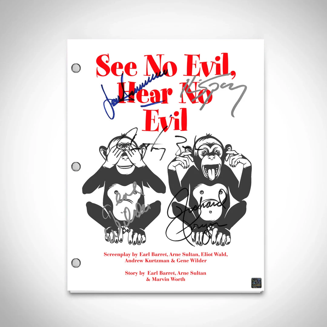 RARE-T Limited Edition Frames See No Evil Hear No Evil Transcript Limited Signature Edition Studio Licensed Custom Frame 4 RARE-T Limited Edition Frames See No Evil Hear No Evil Transcript Limited Signature Edition Studio Licensed Custom Frame