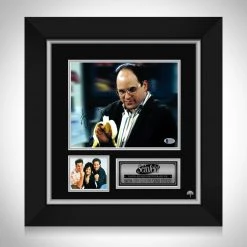 PPC Signed Memorabilia Seinfeld - George Costanza - Beckett Certified Hand-Signed Photo By Jason Alexander Custom Frame