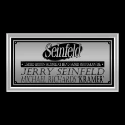 RARE-T Seinfeld - In Jerry's Apartment Photo Limited Signature Edition Licensed Custom Frame