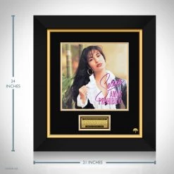 RARE-T Selena - Amor Prohibido LP Cover Limited Signature Edition Studio Licensed Custom Frame Limited Edition Frames