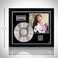 RARE-T Limited Edition Frames Selena - Amor Prohibido Platinum LP Limited Signature Edition Studio Licensed Custom Frame 12 RARE-T Limited Edition Frames Selena - Amor Prohibido Platinum LP Limited Signature Edition Studio Licensed Custom Frame