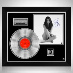 RARE-T Selena Gomez - Revival Platinum LP Limited Signature Edition Studio Licensed Custom Frame