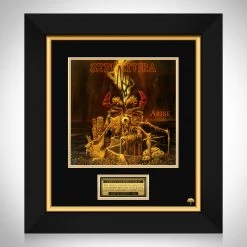 RARE-T Limited Edition Frames Sepultura Arise LP Cover Limited Signature Edition Studio Licensed Custom Frame