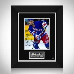 RARE-T New York Rangers - Sergei Zubov Photo Limited Signature Edition Studio Licensed Custom Frame Sports Memorabilia