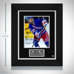 RARE-T New York Rangers - Sergei Zubov Photo Limited Signature Edition Studio Licensed Custom Frame Sports Memorabilia