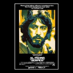 RARE-T Limited Edition Frames Serpico Script Limited Signature Edition Studio Licensed Custom Frame