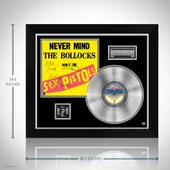 RARE-T Limited Edition Frames Sex Pistols - Never Mind The Bollocks Platinum LP Limited Signature Edition Studio Licensed Custom Frame 12 RARE-T Limited Edition Frames Sex Pistols - Never Mind The Bollocks Platinum LP Limited Signature Edition Studio Licensed Custom Frame