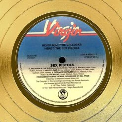 RARE-T Limited Edition Frames Sex Pistols - Never Mind The Bollocks Gold LP Limited Signature Edition Studio Licensed Custom Frame 14 RARE-T Limited Edition Frames Sex Pistols - Never Mind The Bollocks Gold LP Limited Signature Edition Studio Licensed Custom Frame