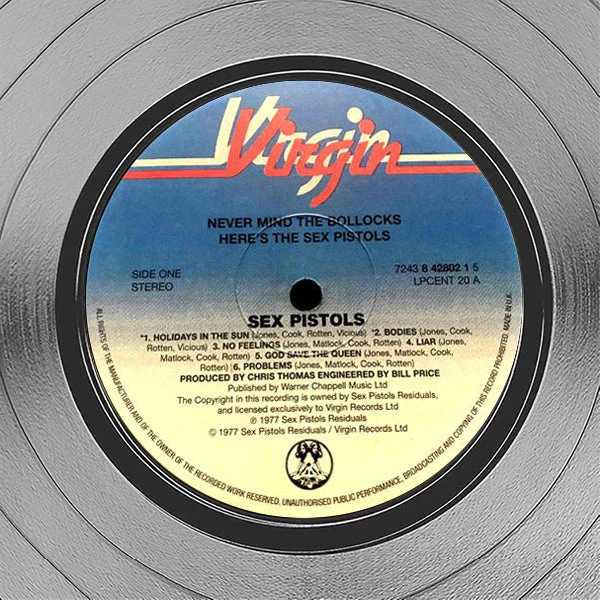 RARE-T Limited Edition Frames Sex Pistols - Never Mind The Bollocks Platinum LP Limited Signature Edition Studio Licensed Custom Frame 5 RARE-T Limited Edition Frames Sex Pistols - Never Mind The Bollocks Platinum LP Limited Signature Edition Studio Licensed Custom Frame