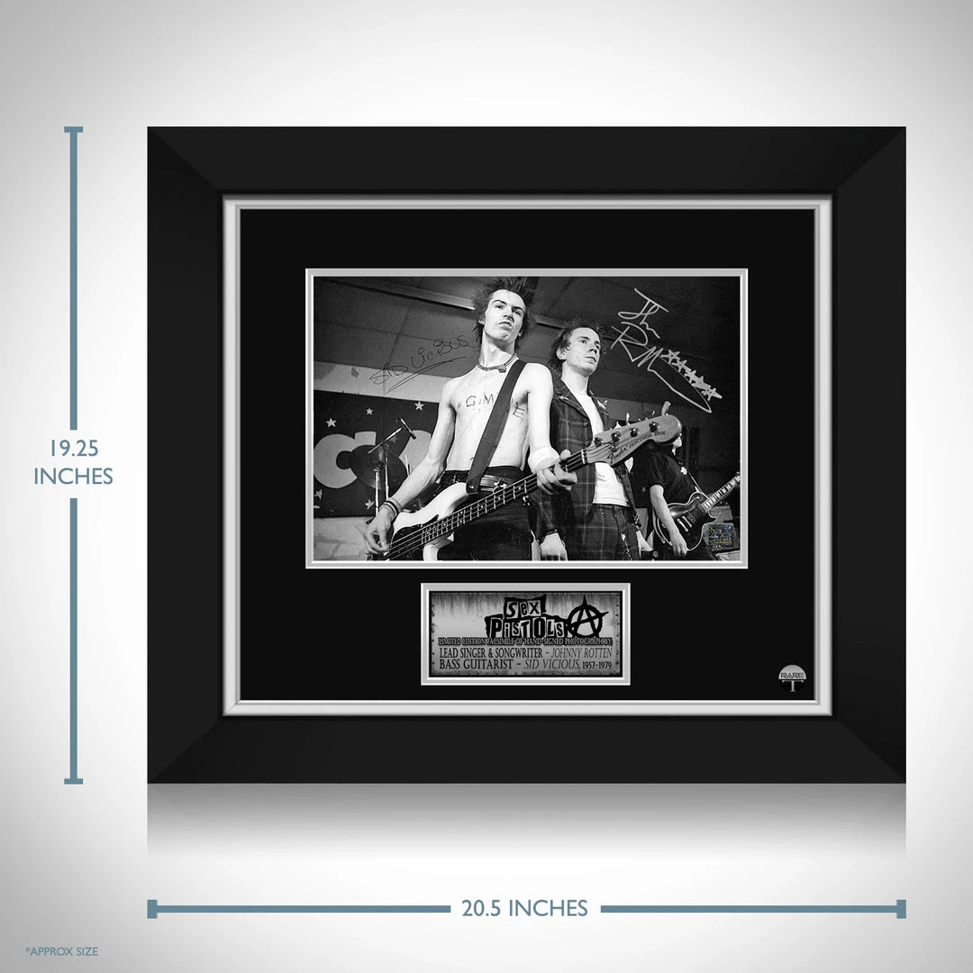RARE-T Limited Edition Frames Sex Pistols Limited Signature Edition Studio Licensed Photo Custom Frame 3 RARE-T Limited Edition Frames Sex Pistols Limited Signature Edition Studio Licensed Photo Custom Frame