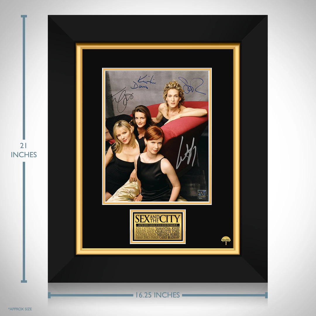 RARE-T Limited Edition Frames Sex & The City Cast Photo Limited Signature Edition Studio Licensed Custom Frame 3 RARE-T Limited Edition Frames Sex & The City Cast Photo Limited Signature Edition Studio Licensed Custom Frame