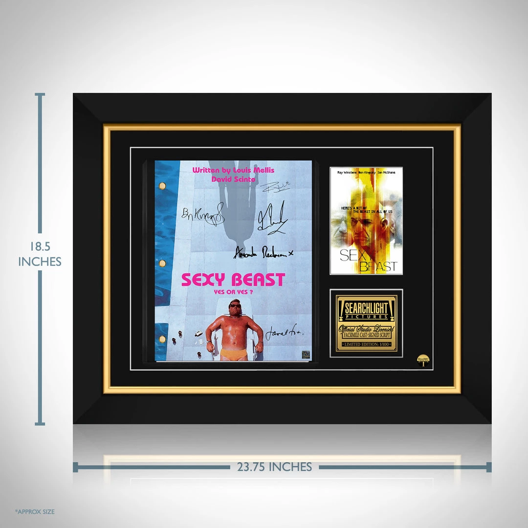 RARE-T Limited Edition Frames Sexy Beast Script Limited Signature Edition Studio Licensed Custom Frame 3 RARE-T Limited Edition Frames Sexy Beast Script Limited Signature Edition Studio Licensed Custom Frame