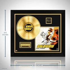 RARE-T Shaggy - Hot Shot Gold LP Limited Signature Edition Studio Licensed Custom Frame