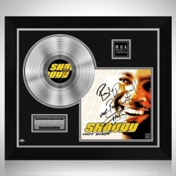 RARE-T Shaggy - Hot Shot Platinum LP Limited Signature Edition Studio Licensed Custom Frame