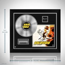 RARE-T Shaggy - Hot Shot Platinum LP Limited Signature Edition Studio Licensed Custom Frame