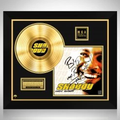 RARE-T Shaggy - Hot Shot Gold LP Limited Signature Edition Studio Licensed Custom Frame
