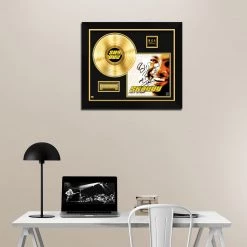 RARE-T Shaggy - Hot Shot Gold LP Limited Signature Edition Studio Licensed Custom Frame