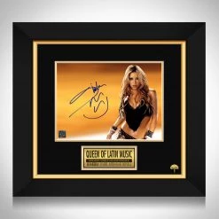 RARE-T Shakira Photo Limited Signature Edition Studio Licensed Custom Frame Limited Edition Frames