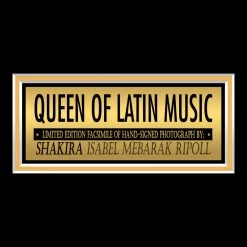 RARE-T Shakira Photo Limited Signature Edition Studio Licensed Custom Frame Limited Edition Frames 11 RARE-T Shakira Photo Limited Signature Edition Studio Licensed Custom Frame Limited Edition Frames