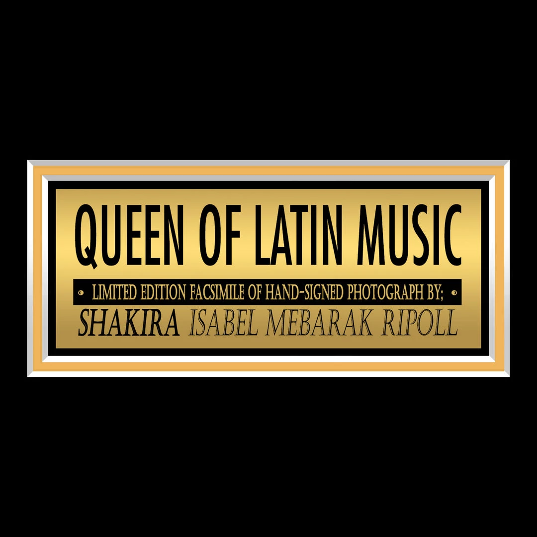 RARE-T Shakira Photo Limited Signature Edition Studio Licensed Custom Frame Limited Edition Frames 5 RARE-T Shakira Photo Limited Signature Edition Studio Licensed Custom Frame Limited Edition Frames