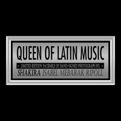 RARE-T Shakira At VMA 2001 Photo Limited Signature Edition Studio Licensed Custom Frame Limited Edition Frames