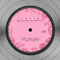 RARE-T Shakira - Dónde Están Los Ladrones? Platinum LP Limited Signature Edition Studio Licensed Custom Frame Limited Edition Frames