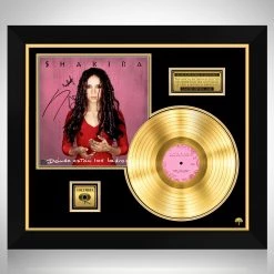 RARE-T Shakira Donde Estan Los Ladrones? Gold LP Limited Signature Edition Studio Licensed Custom Frame