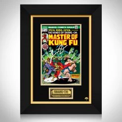 RARE-T Limited Edition Frames The Hands Of Shang-Chi, Master Of Kung Fu #15 Limited Signature Edition Comic Book Cover Art Custom Frame