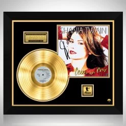 RARE-T Limited Edition Frames Shania Twain Come On Over Gold LP Limited Signature Edition Studio Licensed Custom Frame